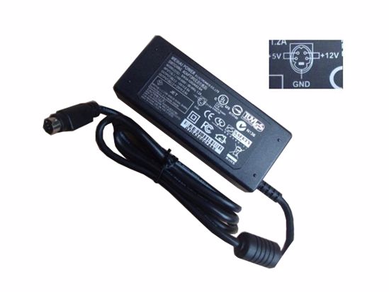 Weikai SW34-1202A02-S4 AC Adapter 5V-12V SW34-1202A02-S4