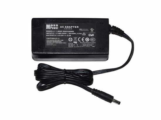 Mass power WGF-0900260M2 AC Adapter 5V-12V WGF-0900260M2