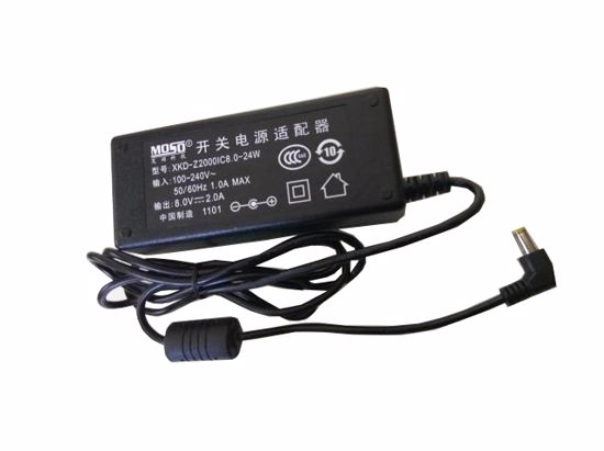 MOSO XKD-Z2000IC8.0-24W AC Adapter 5V-12V XKD-Z2000IC8.0-24W