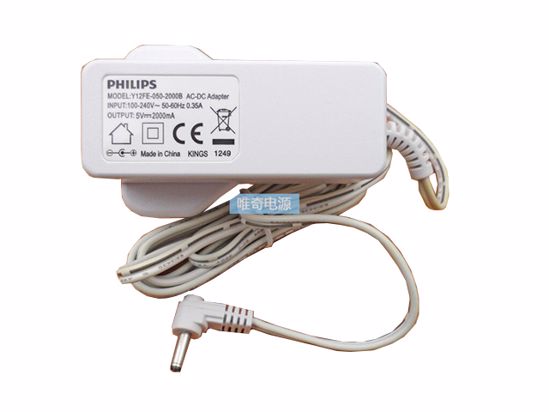 Philips Y12FE-050-2000B AC Adapter 5V-12V Y12FE-050-2000B, While