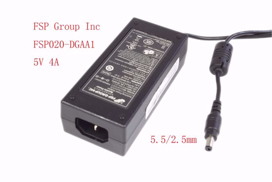 FSP Group Inc FSP020-DGAA1 AC Adapter 5V-12V 5V 4A, 5.5/2.5mm, 100-240V~1A 50-60hz, 3-Pr