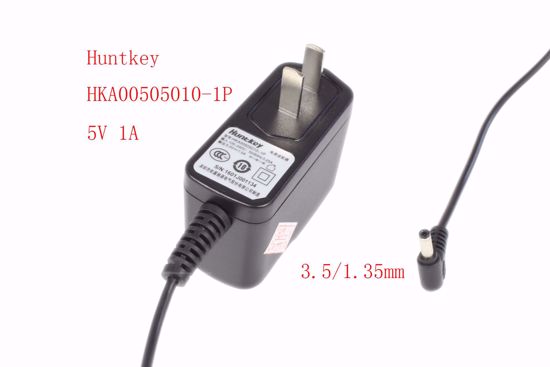 Huntkey HKA00505010-1P AC Adapter 5V-12V 5V 1A, 3.5/1.35mm, US 2P