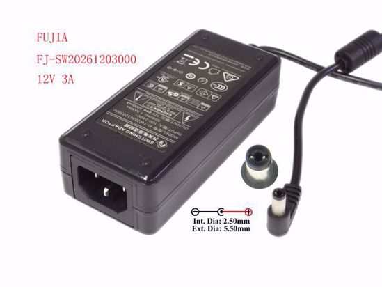 FUJIA FJ-SW20261203000 AC Adapter 5V-12V FJ-SW20261203000