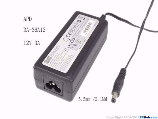 APD / Asian Power Devices DA-36A12 AC Adapter 5V-12V DA-36A12