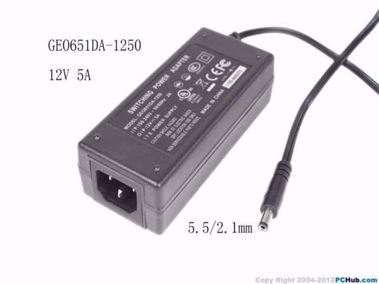 Other Brands GEO651DA-1250 AC Adapter 5V-12V GEO651DA-1250