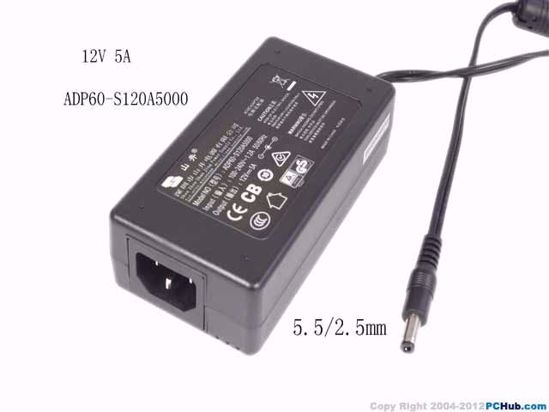 Other Brands ADP60-S120A5000 AC Adapter 5V-12V ADP60-S120A5000