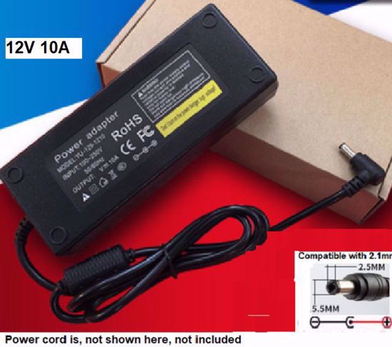 ACP OEM 12100, AC Adapter, 12V 10A, 5.5/2.5mm