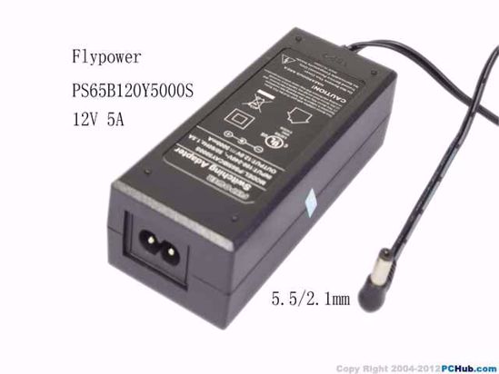 Flypower PS65B120Y5000S AC Adapter 5V-12V PS65B120Y5000S, PS65IBCAY5000S