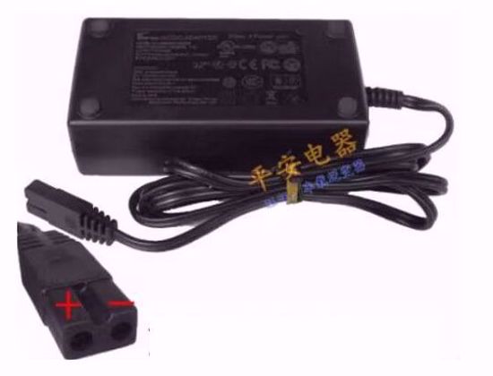 GRP GS05801200500 AC Adapter 12V 5A, 2 Hole Connector, 2-Prong