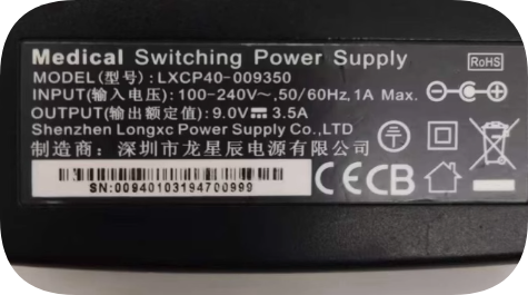 *Brand NEW*Original Medical 9V 3.5A AC Adapter LXCP40-009350 Power Supply