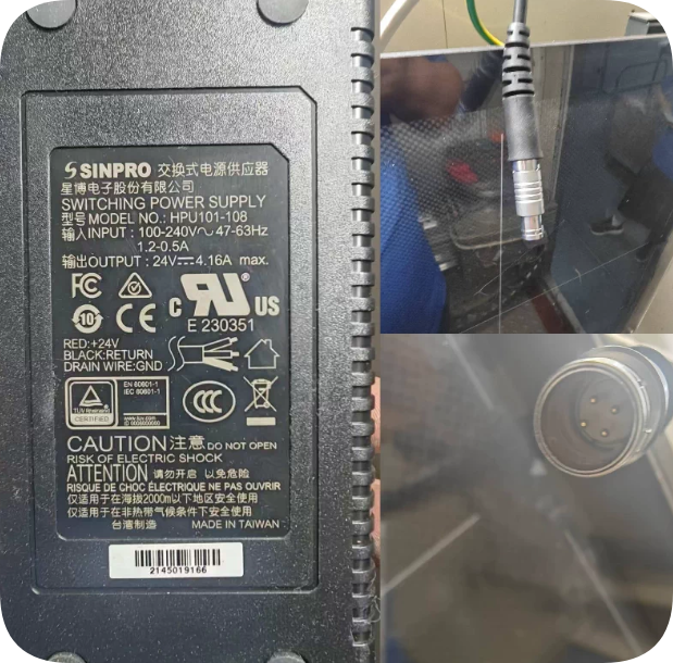 *Brand NEW* SINPRO 24V 4.16A Compatible with HPU101-108 Power Adapter 4-Pin for Flat Pan