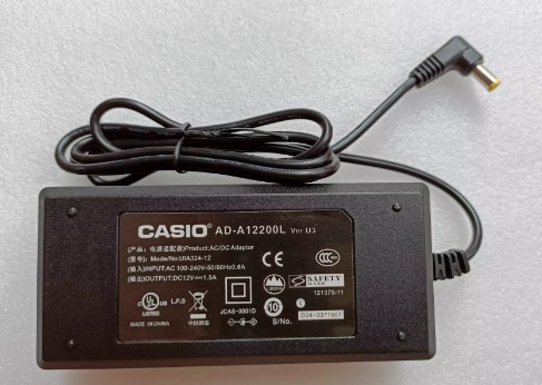 *Brand NEW*Original CASIO 12V 1.5A AC ADAPTER CDP-120 130 230R S100BK PX-7WE Power Suppl