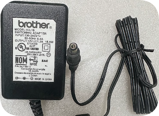 *Brand NEW*Original brother PT-E550W E300 E200 12V 1.3A AC Adapter AD-18 AD-E001 Power S