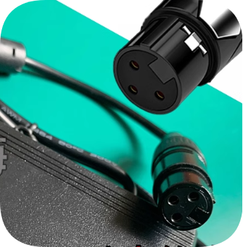 *Brand NEW*DC15V7A XLR 3-pin 3-hole female charger cable FY150 Ruiying LP-1805TD power a