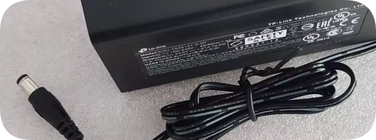 *Brand NEW*TP-LINK T535131-2-DT Round Port Charger Cable Transformer 53.5V 1.31A 70W Po