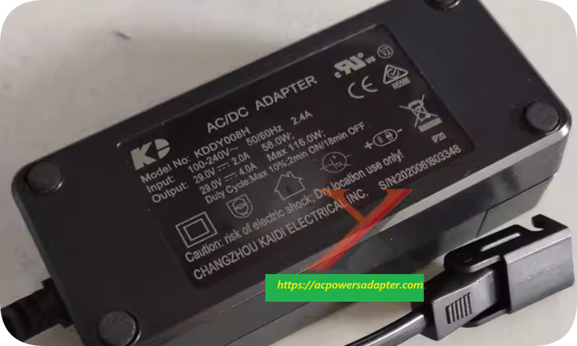 *Brand NEW*KD KDDY008H Electric Sofa Chair Bed 58W 116W Charging Cable Transformer 29V 2