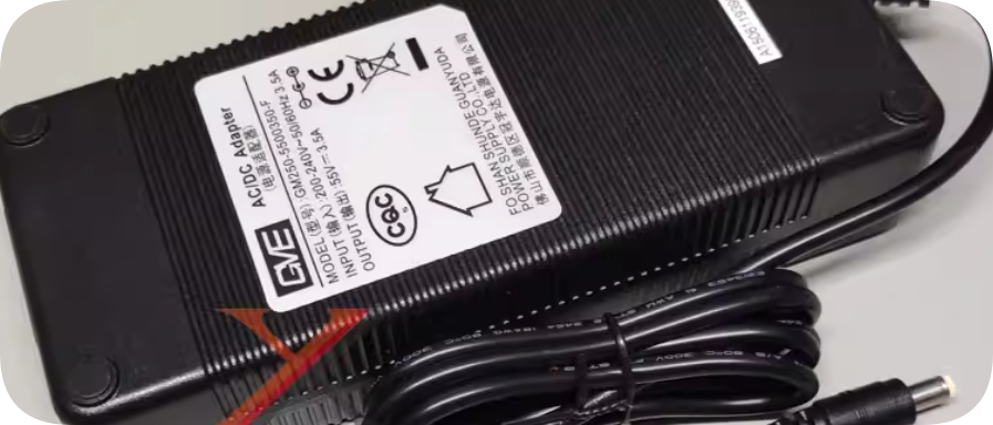 *Brand NEW*GVE 55V 3.5A 192W power adapter GM250-5500350-F charging cable transformer