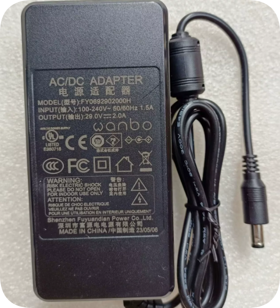 *Brand NEW*Power Supply Model FY0692902000H Fuyuan Power 29V 2A Power Adapter for Electr