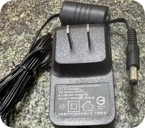 *Brand NEW* 18V 2A Genuine GPE Model GPE036W-180200-1 Wall-Plug Power Adapter 5.5x2.1mm