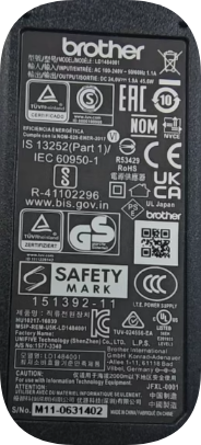 *Brand NEW*Original 24V 1.9A AC Adapter brother LD1484001 ads -2200 Power Supply