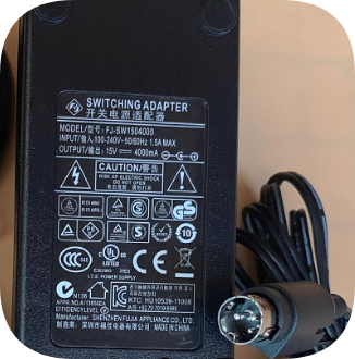 *Brand NEW*15V 4A AC ADAPTER HR672W HR672SLED FJ-SW1504000 Power Supply