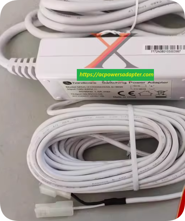 *Brand NEW*MSA-Z1000NHS 33.0-36W Charging Cable DC Transformer Handicare 33.0V 1A Power
